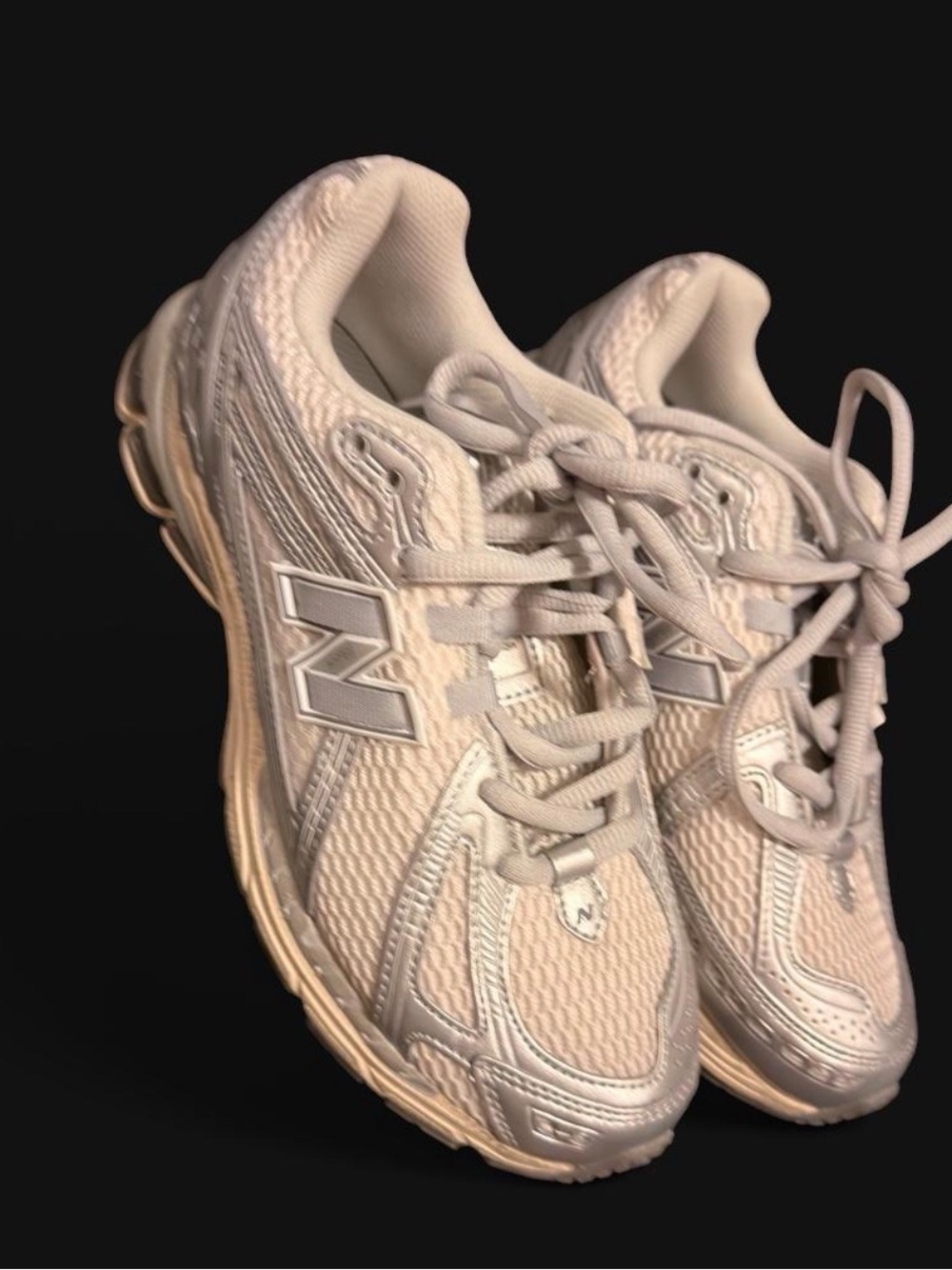 New Balance Women's Off-White Athletic Sneakers